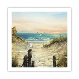 Plakat - Bezwietrzne zacisze - 60x60 cm