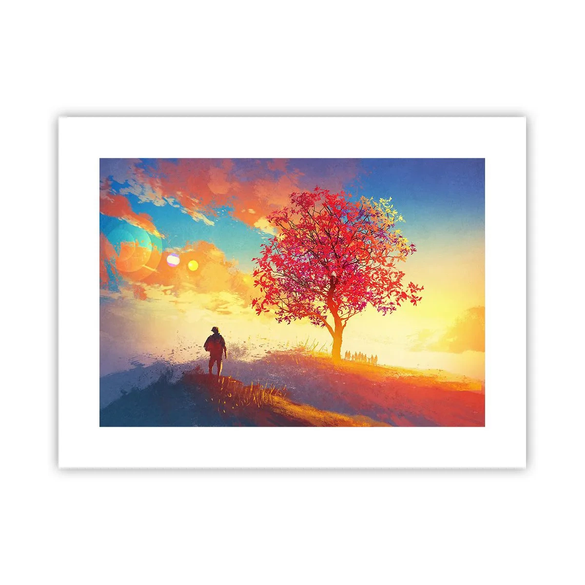 Plakat - Pielgrzym u celu - 40x30 cm