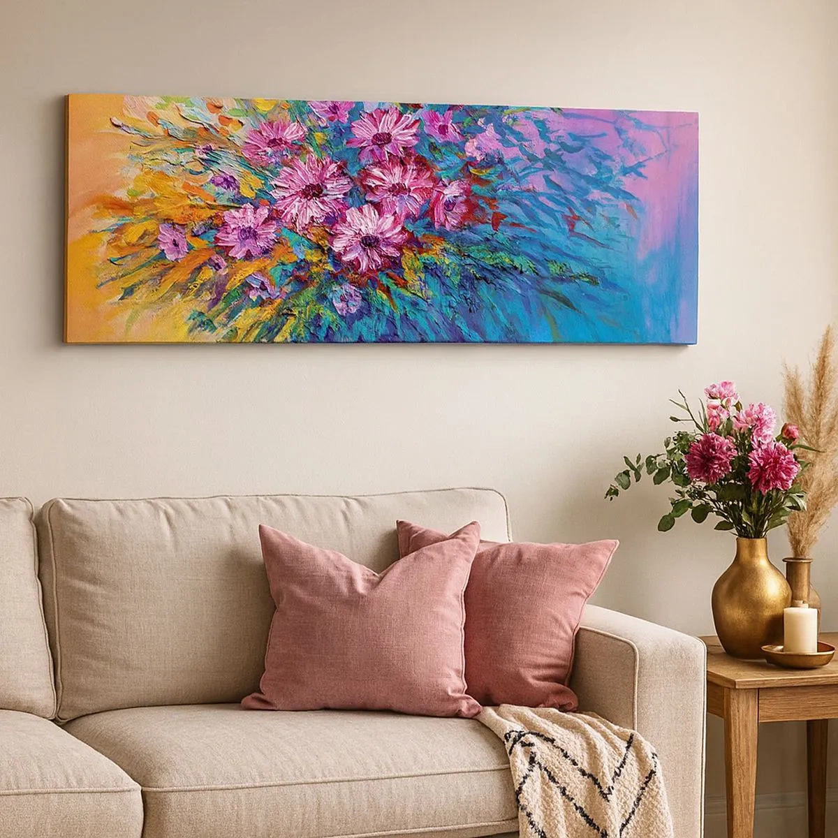 Obraz na płótnie - Energia życia - 100x40 cm