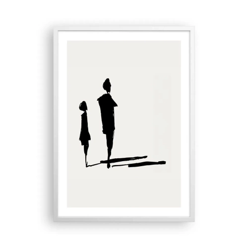 Plakat w białej ramie - Na pewno razem? - 50x70 cm
