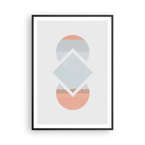 Plakat w czarnej ramie - Sytuacja jest jasna - 70x100 cm