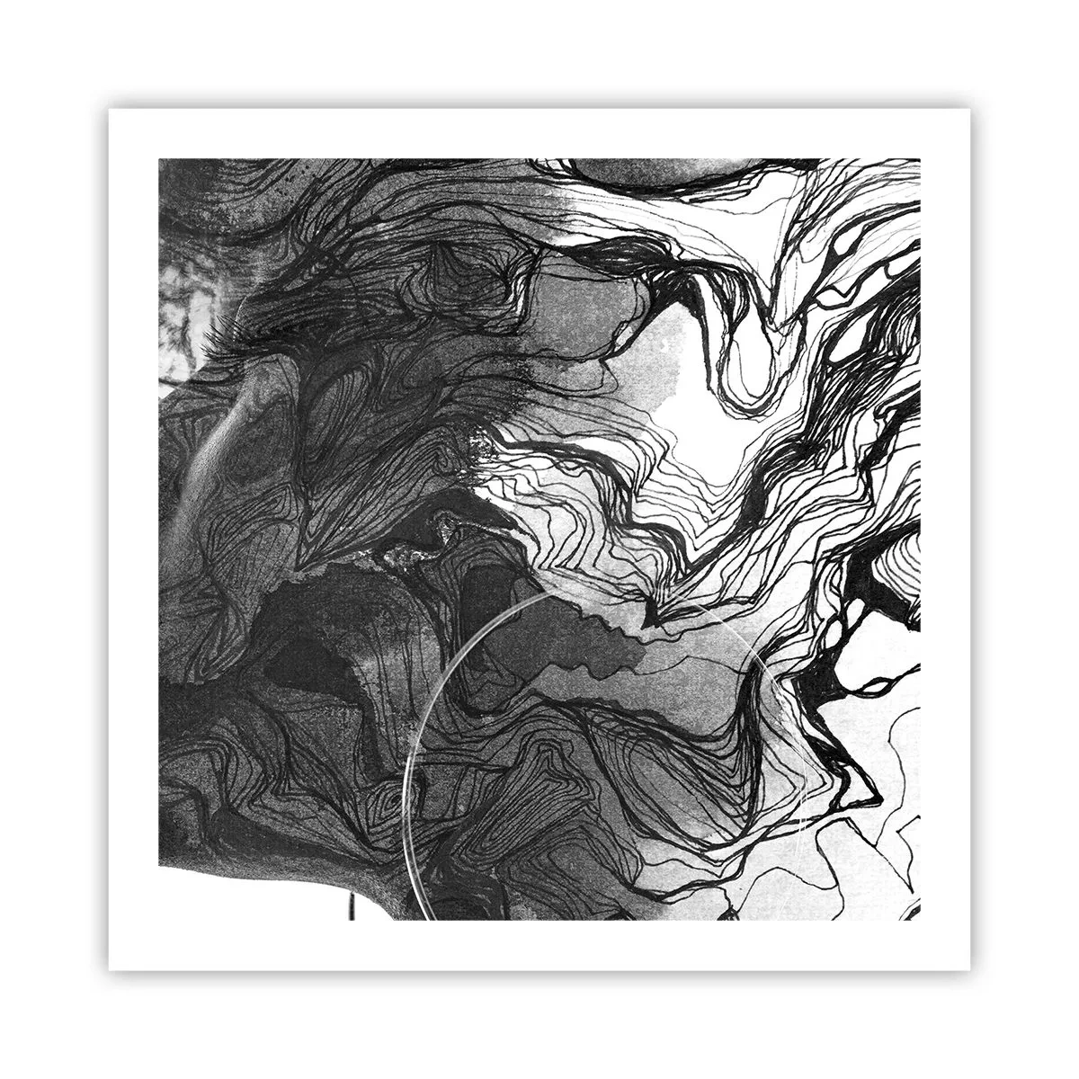 Plakat - Zaplątana w marzeniach - 60x60 cm