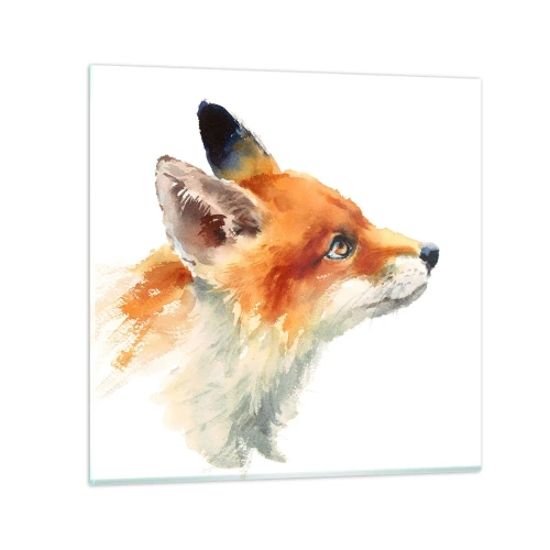 Obraz na szkle - Ostrożności nigdy za wiele - 50x50 cm