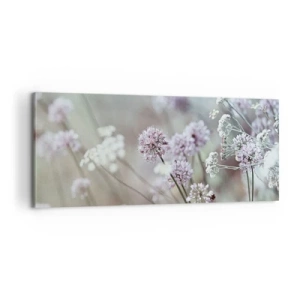 Obraz na płótnie - Słodkie filigrany ziół - 100x40 cm