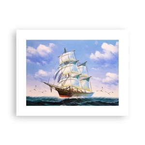 Plakat - Dumnie z wiatrem - 40x30 cm