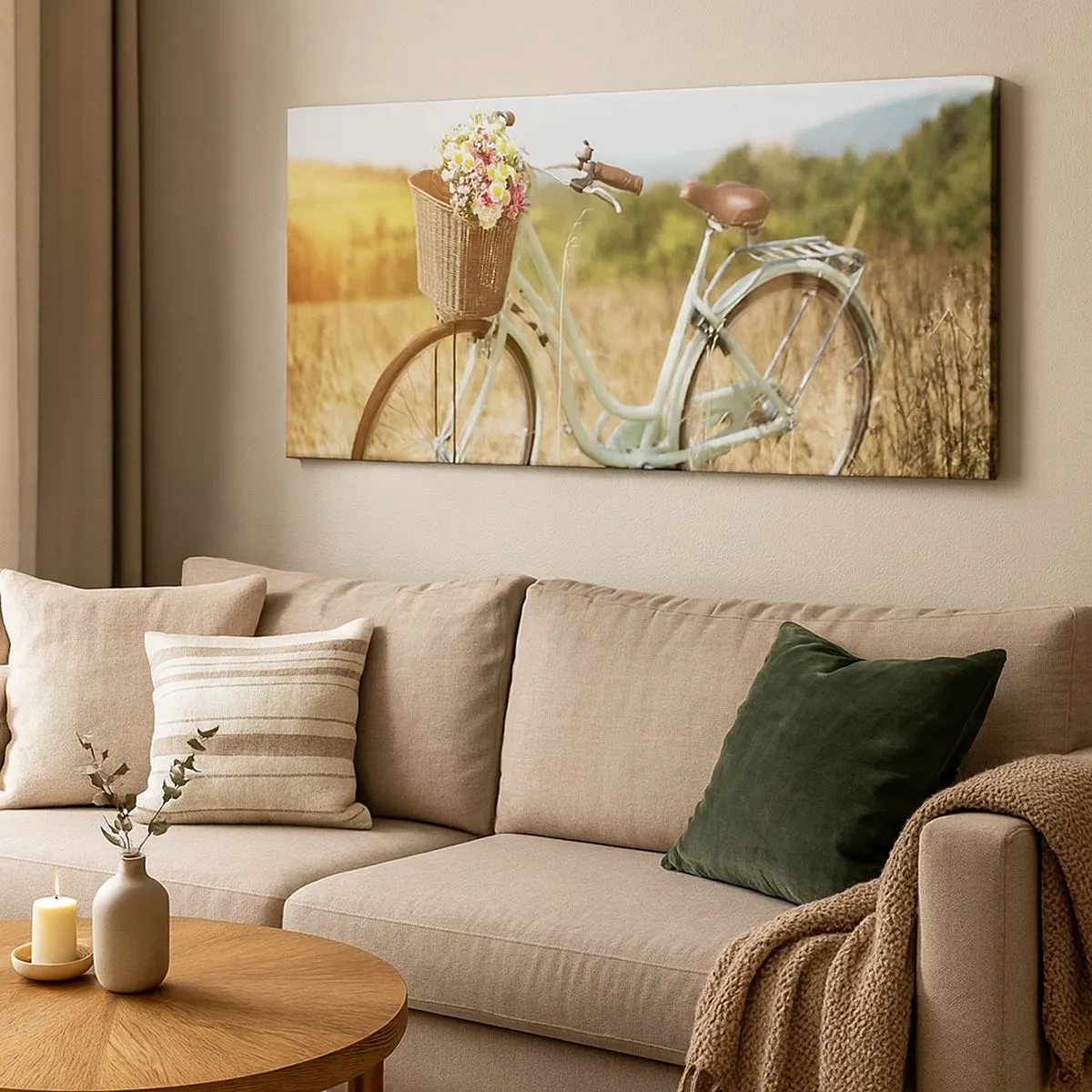 Obraz na płótnie - Zostanę tu chwilę - 100x40 cm