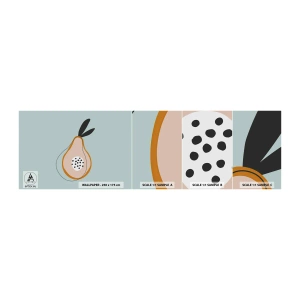 Fototapeta Próbka Samoprzylepna Deluxe Sticker - Przeniknąć w naturę rzeczy - Grafika, Gruszka, Sztuka - 100x30 cm