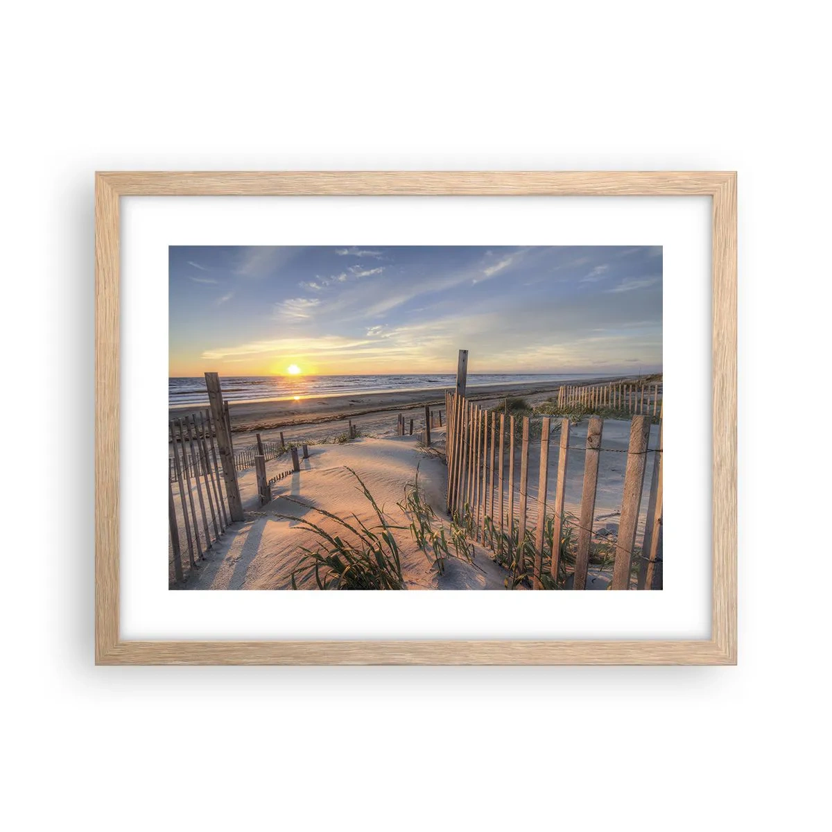 Plakat w ramie jasny dąb - Blask i cień wiatru - 40x30 cm