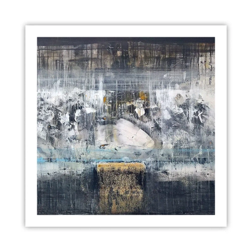 Plakat - Jak po lodzie, jak po grudzie - 60x60 cm