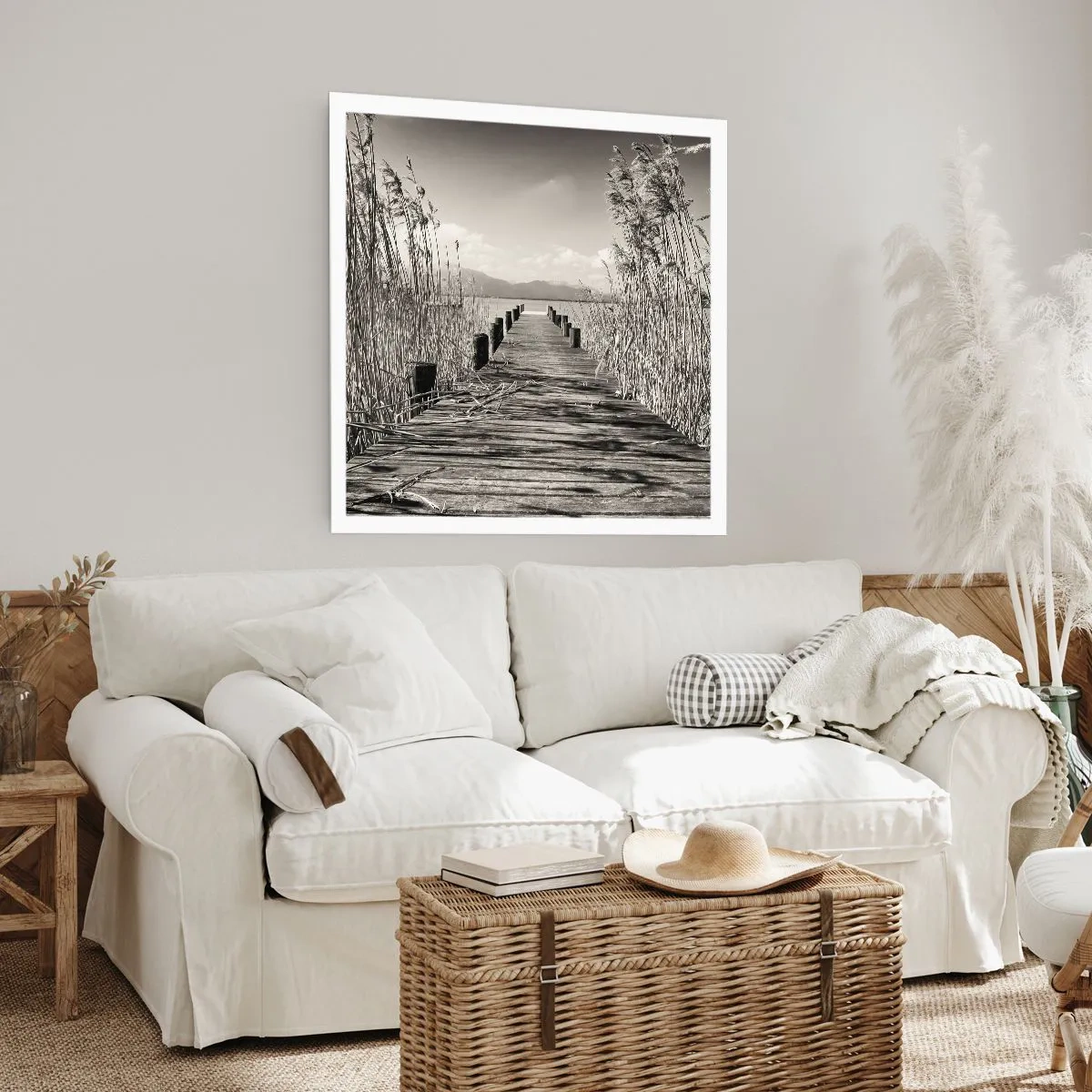Plakat - W zaciszu traw - 60x60 cm