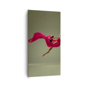 Obraz na płótnie - Tańczący płomień - 65x120 cm