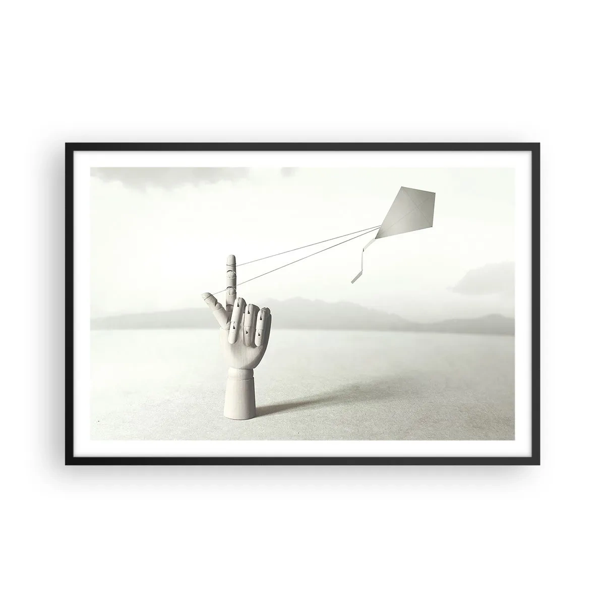 Plakat w czarnej ramie - Próba sił - 91x61 cm