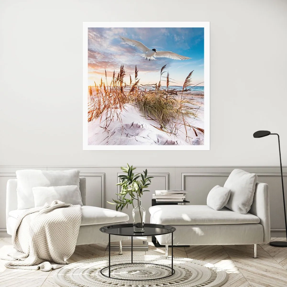Plakat - Wiatr od morza - 60x60 cm