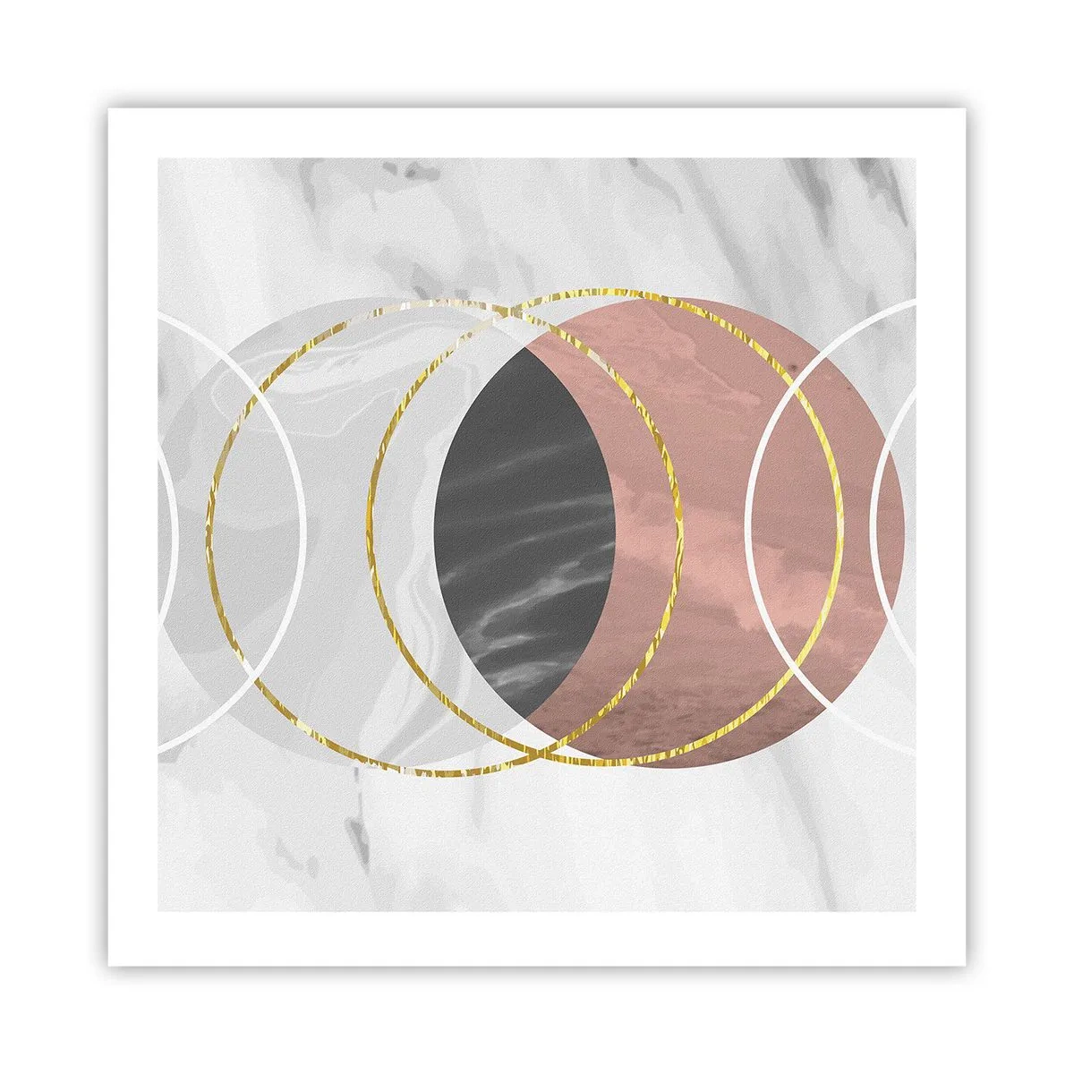 Plakat - Muzyka sfer - 60x60 cm