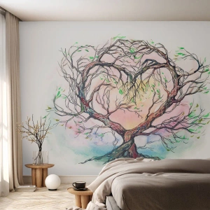 Fototapeta Standard Eco - Razem przeciwko wichurom - Abstrakcja, Drzewo, Sztuka - 250x175 cm