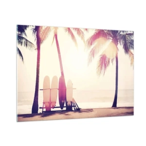 Obraz na szkle - To będzie wspaniały dzień - 100x70cm - To będzie wspaniały dzień - Nowoczesna dekoracja ścienna do salonu, kuchni i sypialni ARTTOR