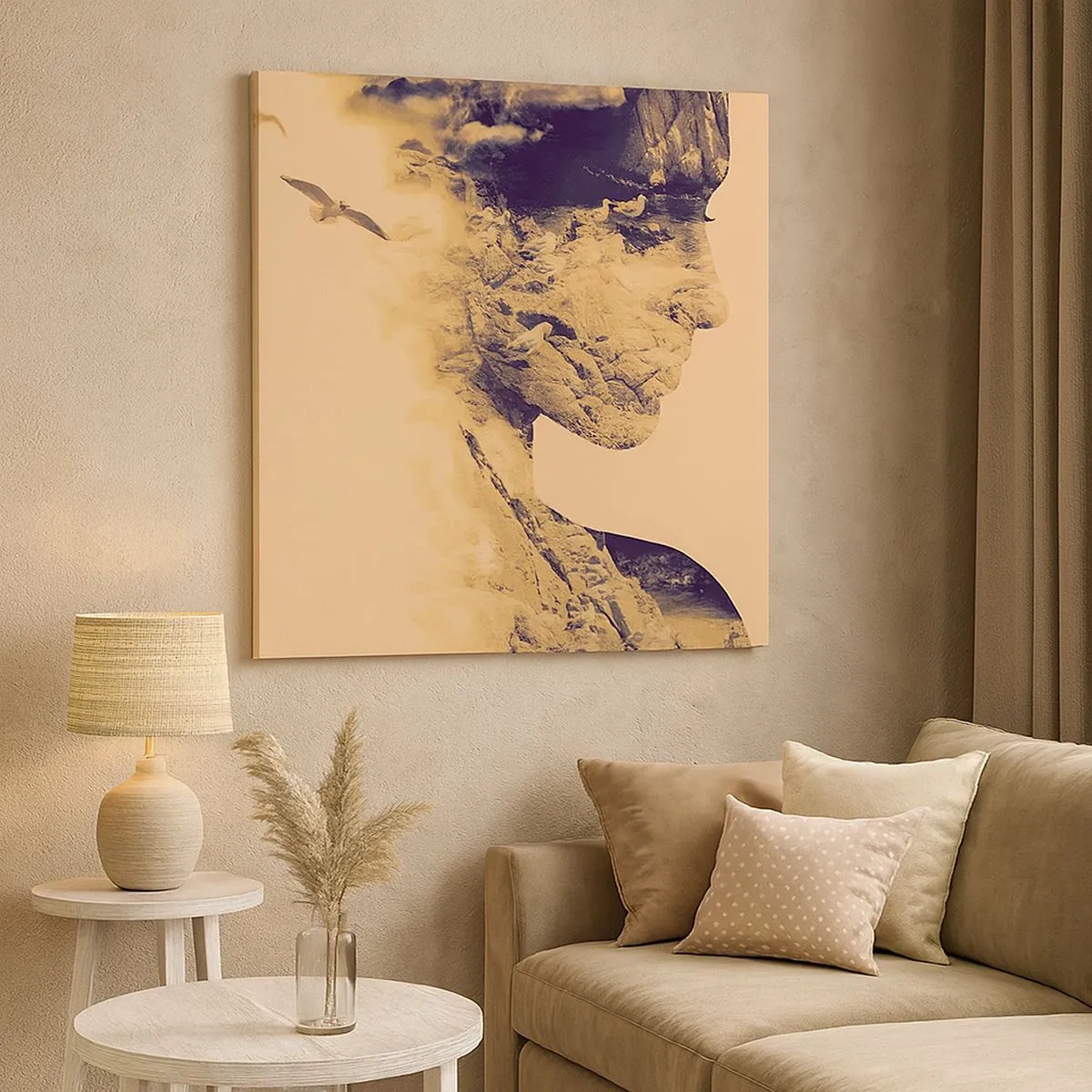 Obraz na płótnie - Piękna z natury - 30x30 cm