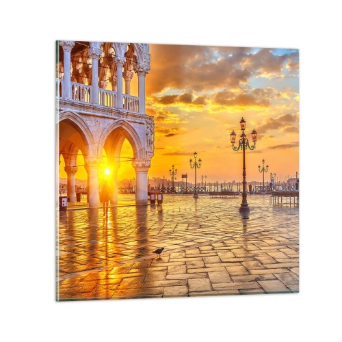 Obraz na szkle - Gdzie są wszyscy? - 50x50 cm