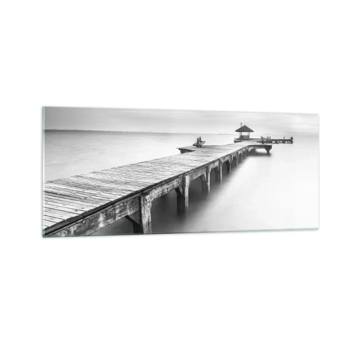 Obraz na szkle - W siną dal - 100x40 cm