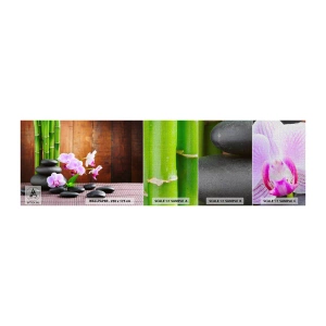 Fototapeta Próbka Premium Canvas - Poznaj przyjemności wschodu - Kwiaty, Orchidea, Storczyk - 100x30 cm