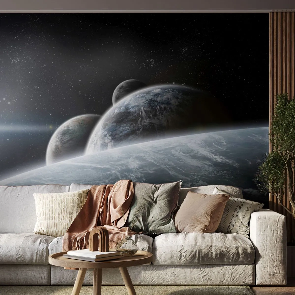 Fototapeta Premium Sand - Kosmiczna muzyka sfer - Astronomia, Kosmos, Galaktyka - 400x280 cm