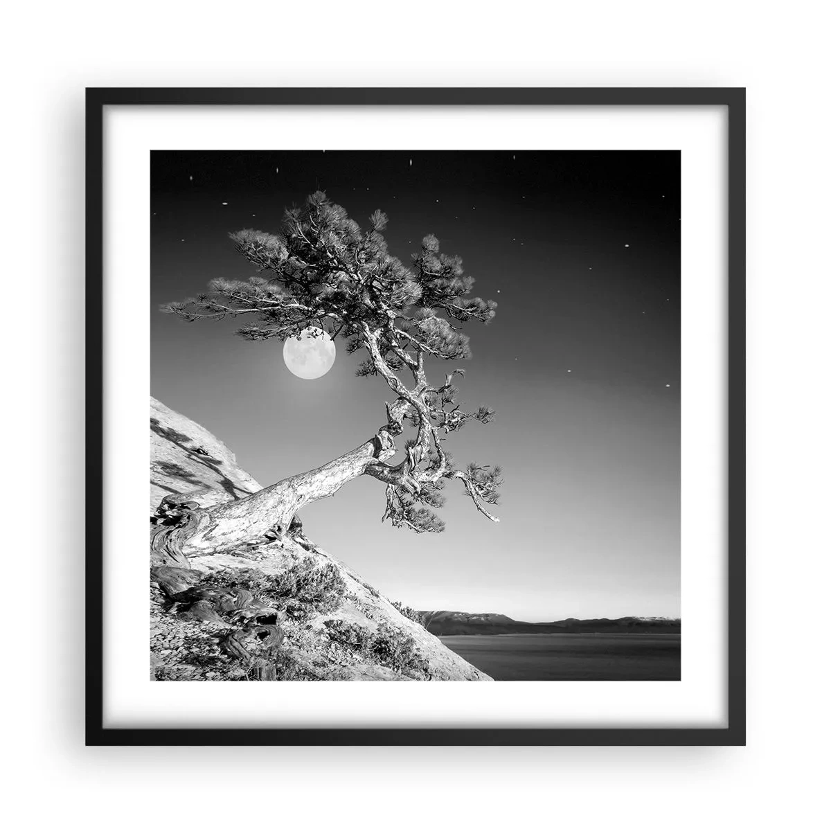 Plakat w czarnej ramie - Zwycięska wojowniczka - 50x50 cm