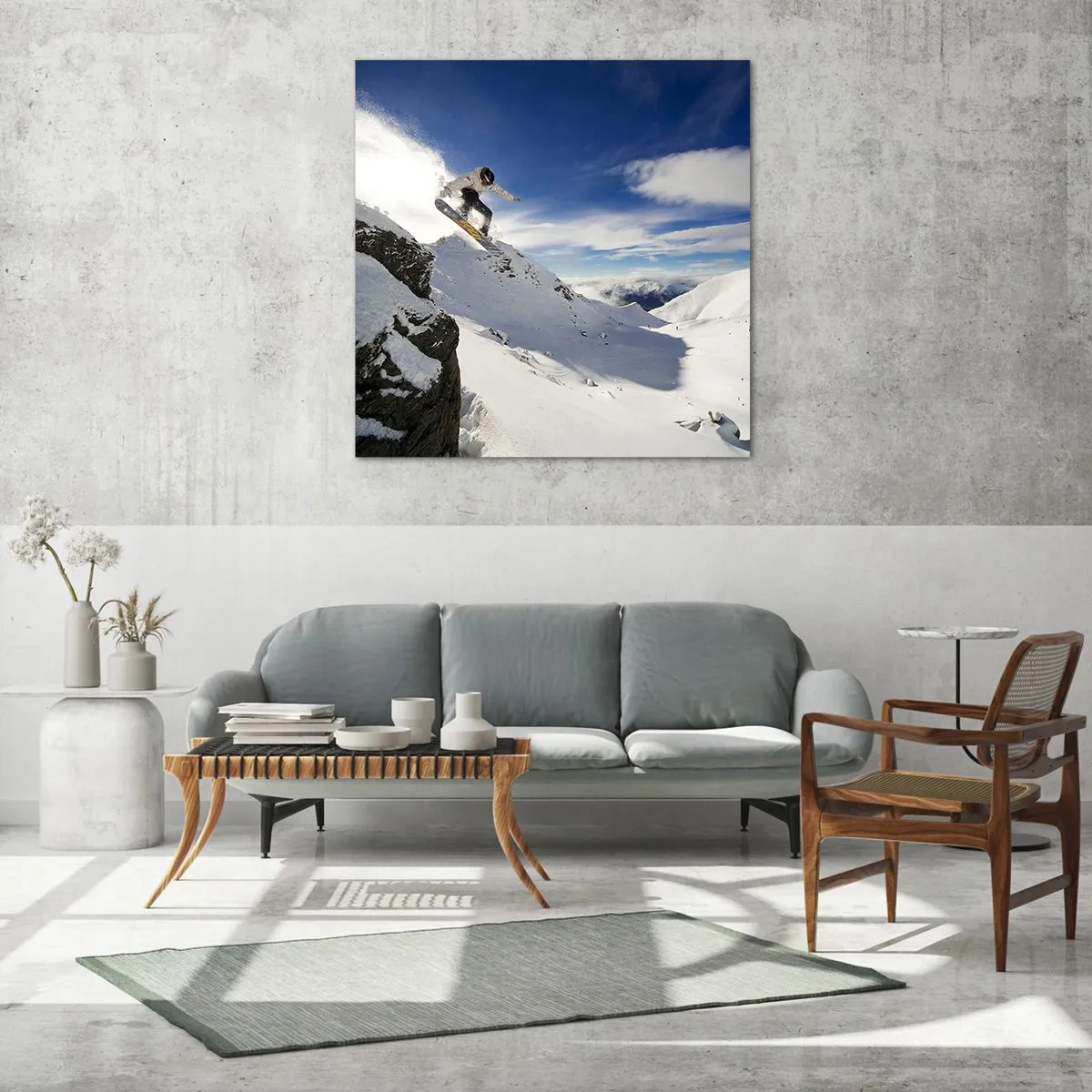 Obraz na szkle - Wolność bez granic - 70x70 cm