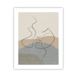 Plakat - Jak muśnięcie pędzlem - 40x50 cm