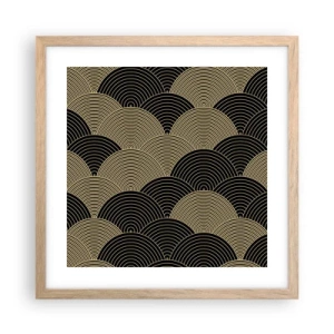 Plakat w ramie jasny dąb - Jedność w wielości - 40x40 cm