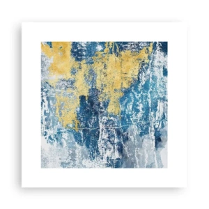 Plakat - Abstrakcja pełna pogody - 30x30 cm