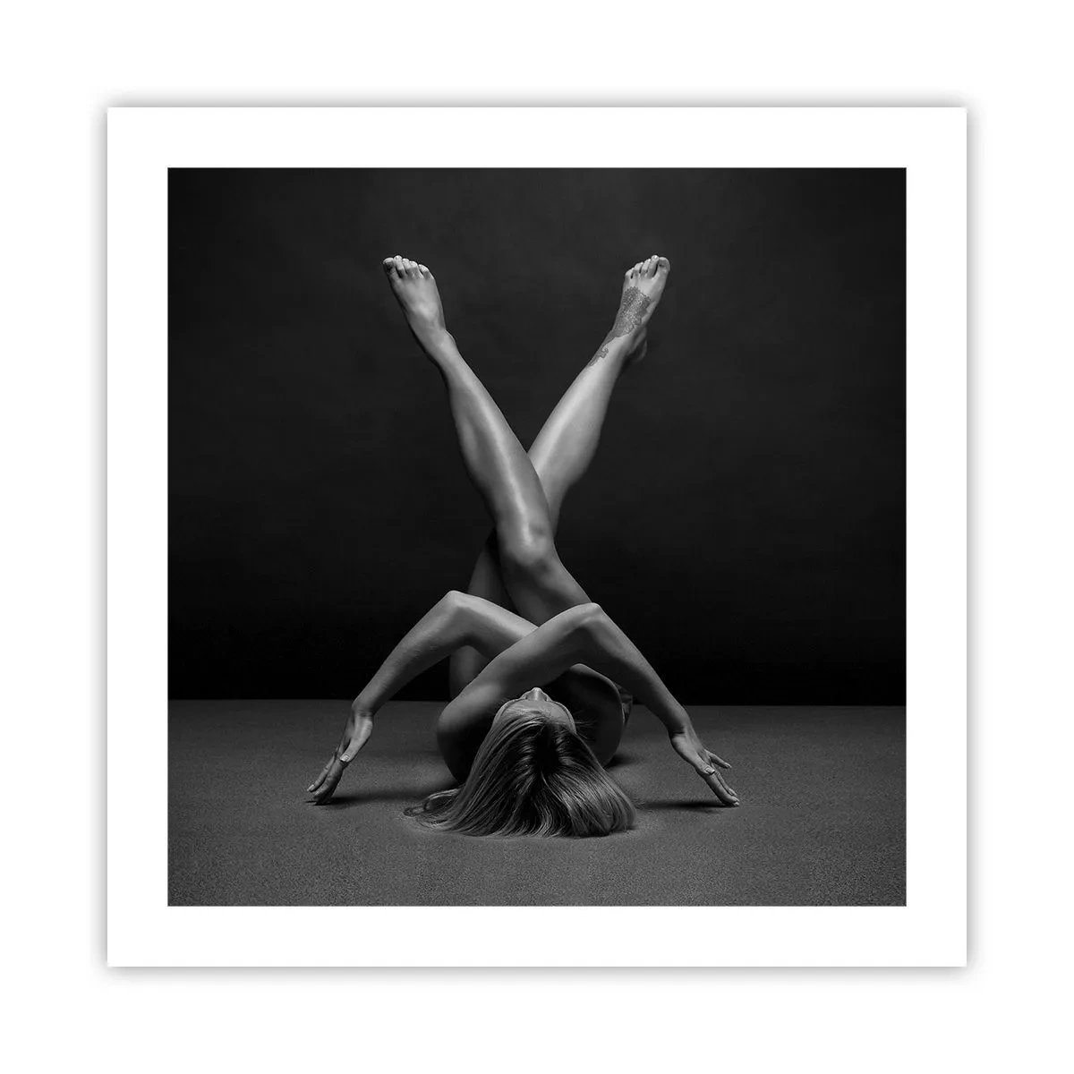 Plakat - Geometria nagości - 50x50 cm