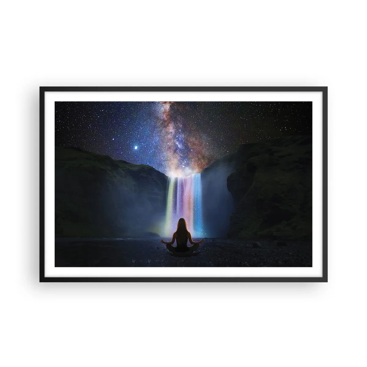 Plakat w czarnej ramie - Absolutna harmonia - 91x61 cm