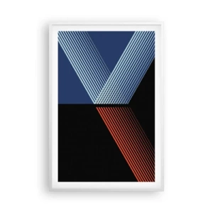 Plakat w białej ramie - Prosta historia - 61x91 cm