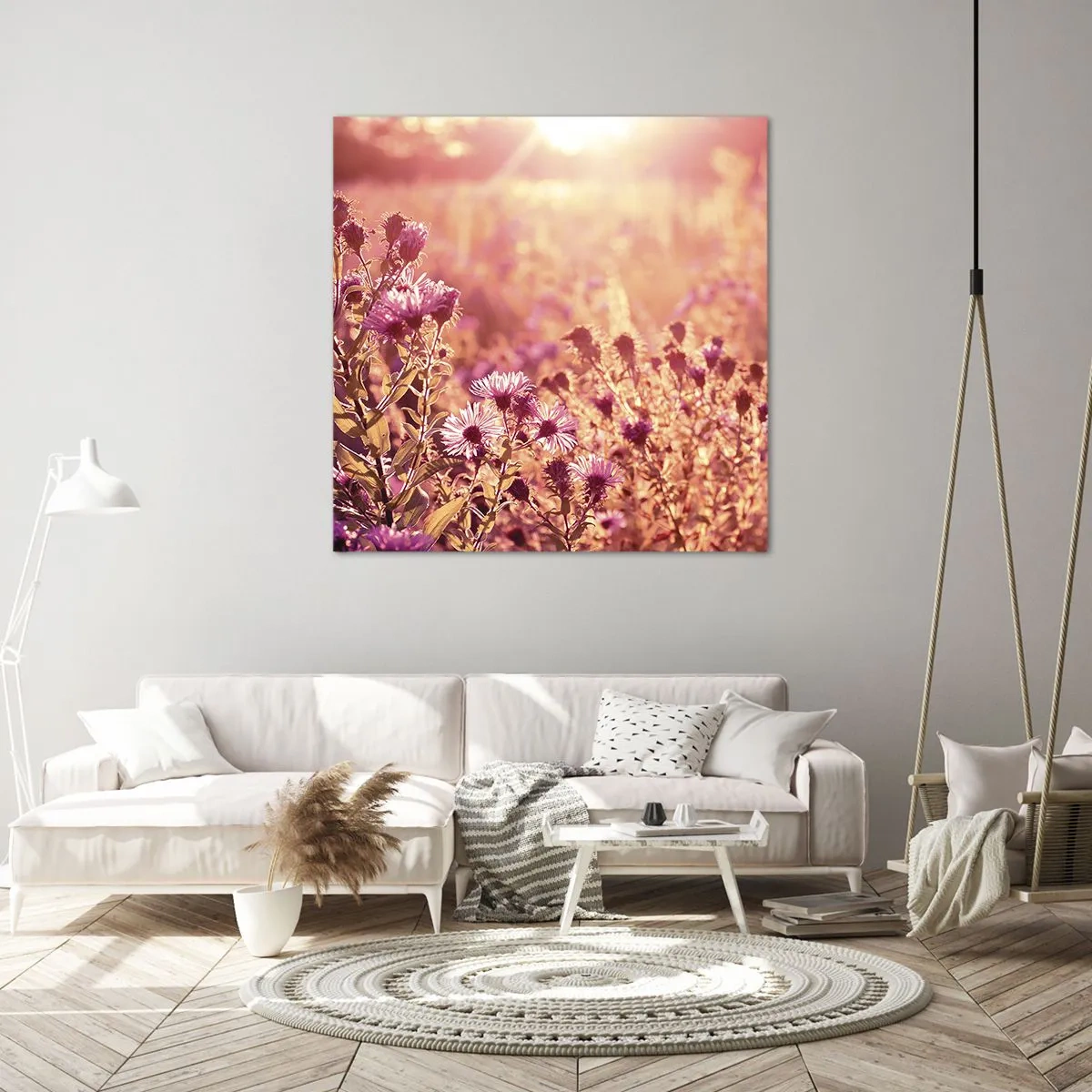 Obraz na płótnie - Przed odejściem lata - 70x70 cm