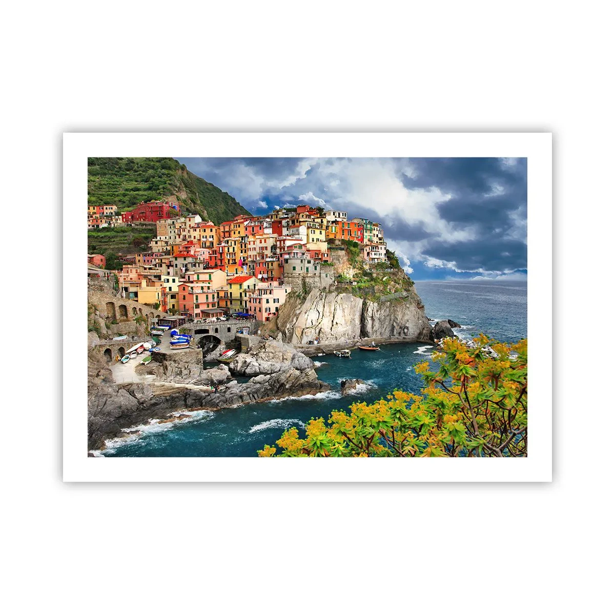 Plakat - Gromadka przytulona do skał - 70x50 cm