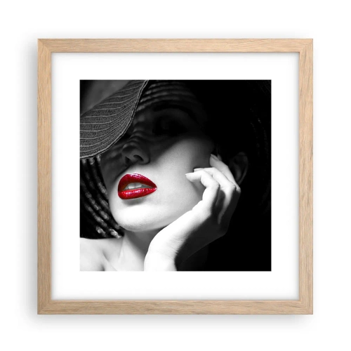 Plakat w ramie jasny dąb - Studium w szkarłacie - 30x30 cm