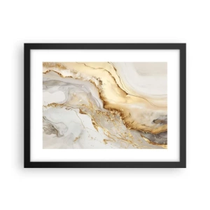 Plakat w czarnej ramie - Abstrakcja: piękno i dobro - 40x30 cm