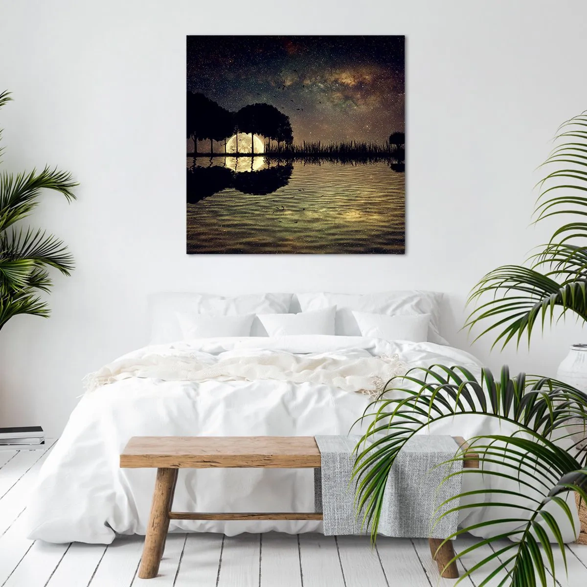 Obraz na płótnie - Noc na krańcu świata - 60x60 cm