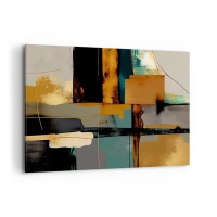 Vászonkép - Absztrakció - fény és árnyék - 120x80 cm