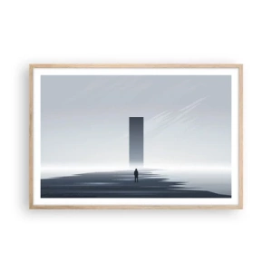 Plakat w ramie jasny dąb - Szansa czy zagrożenie? - 91x61 cm