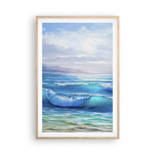 Plakat w ramie jasny dąb - Niesie ukojenie - 61x91 cm