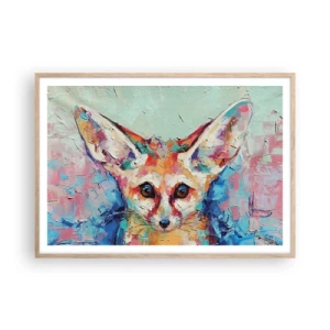 Plakat w ramie jasny dąb - Jesteście na mnie gotowi? - 100x70 cm