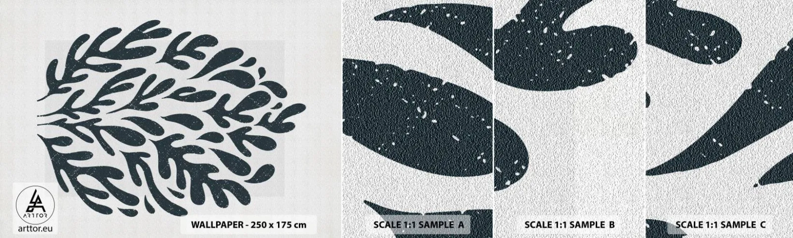 Fototapeta Próbka Standard Eco - Kształty natury - Boho, Minimalistyczny, Nowoczesny - 100x30 cm