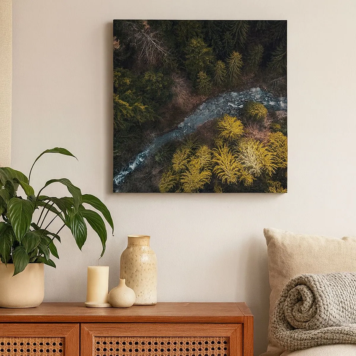 Obraz na płótnie - Szybko, coraz szybciej - 30x30 cm