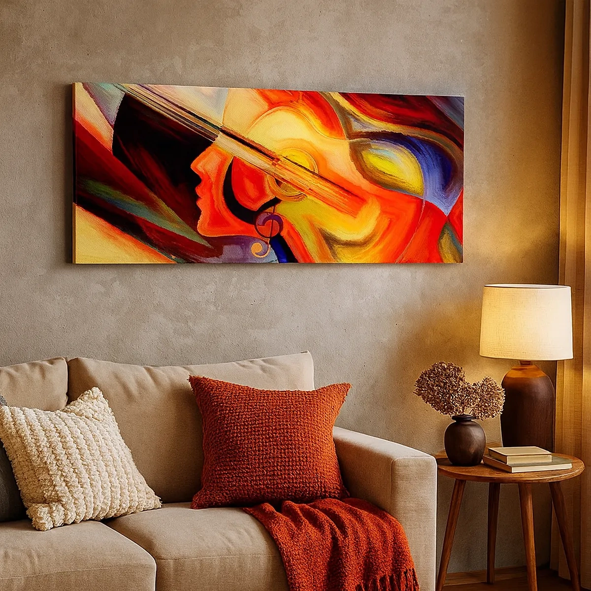 Obraz na płótnie - Wszystko gra - 30x30 cm