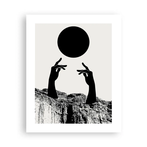 Plakat - Kompozycja surrealistyczna: słońce i reszta - 40x50 cm