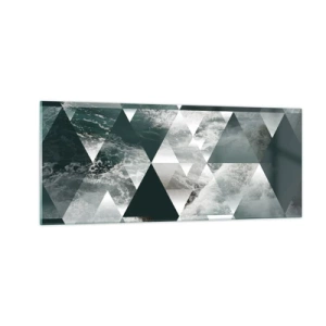 Obraz na szkle - Kryształowa perspektywa - 100x40 cm