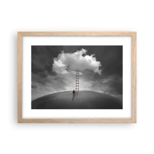 Plakat w ramie jasny dąb - Wszystko możliwe - 40x30 cm