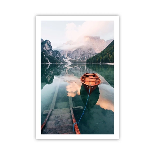 Plakat - Spokojny sen gór - 61x91 cm