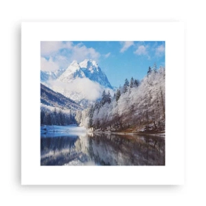 Plakat - Śnieżna straż - 30x30 cm